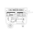 ژنراتور برق بنزینی هامرز مدل HZ-7480